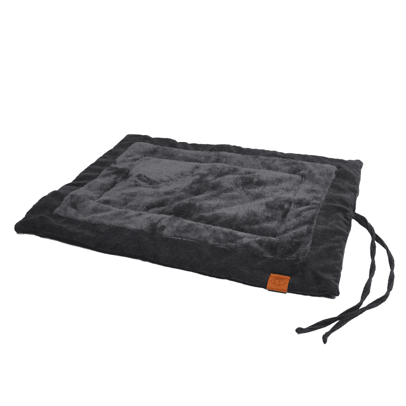 Covor Termoizolant Pentru Caini CORDUROY, Gri Antracit, 120x80x1cm