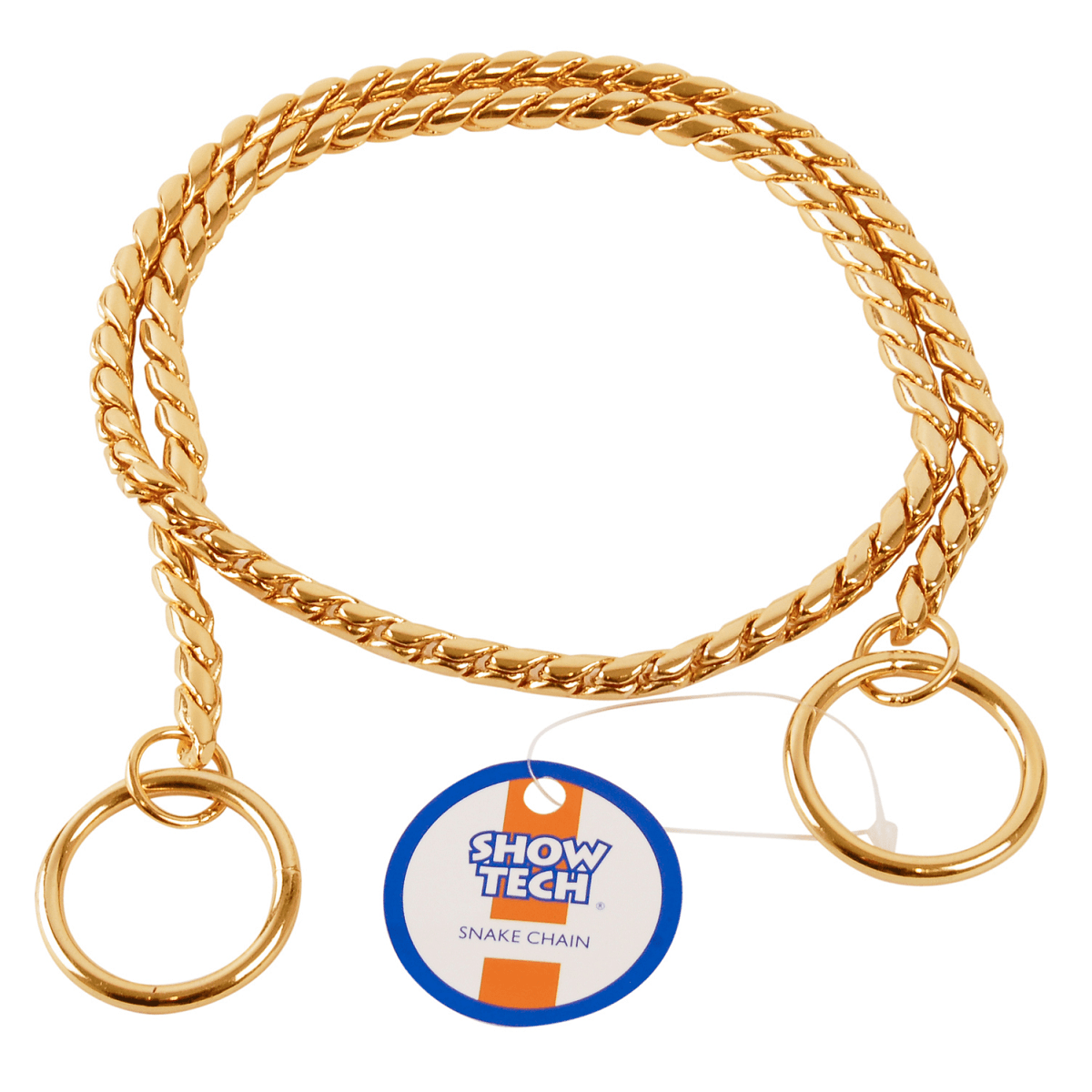 SHOW TECH Snake Chain, Zgarda Metalica Pentru Caini, Strangulanta, Auriu, 70cm