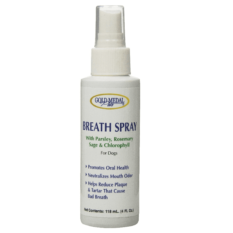 GOLD MEDAL BREATH SPRAY Igiena Orala si Respiratie Proaspata, Caine sau Pisica, 118ml