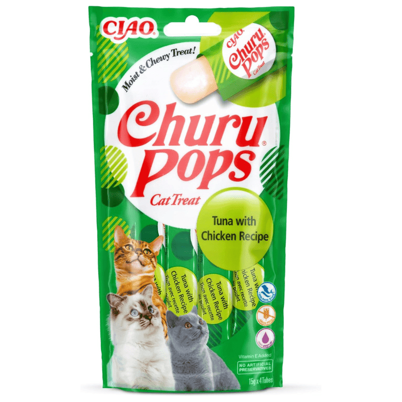 INABA Churu Pops Tuna & Chicken 4x15 g