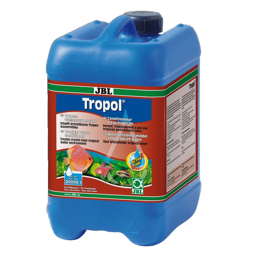 JBL Tropol 5 L | Solutie pentru Tratarea Apei, Crearea unui Biotop Tropical si Prevenirea Aparitiei Algelor în Acvariu