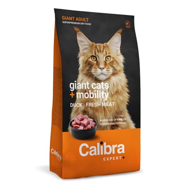 CALIBRA Cat Expert+ Adult Giant Cats & Mobility cu Rata 6 kg