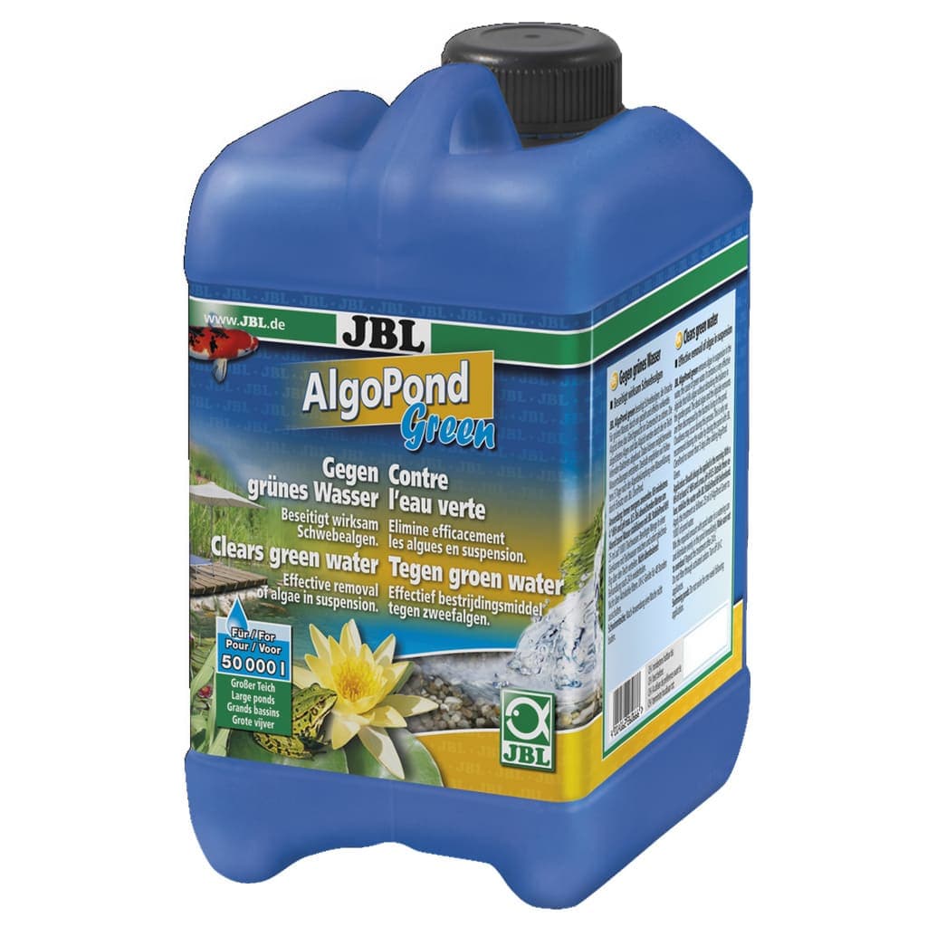 JBL AlgoPond Green 2.5 L | Algicid pentru Tratarea Apei din Iaz împotriva Algelor Plutitoare și a Apei Verzi