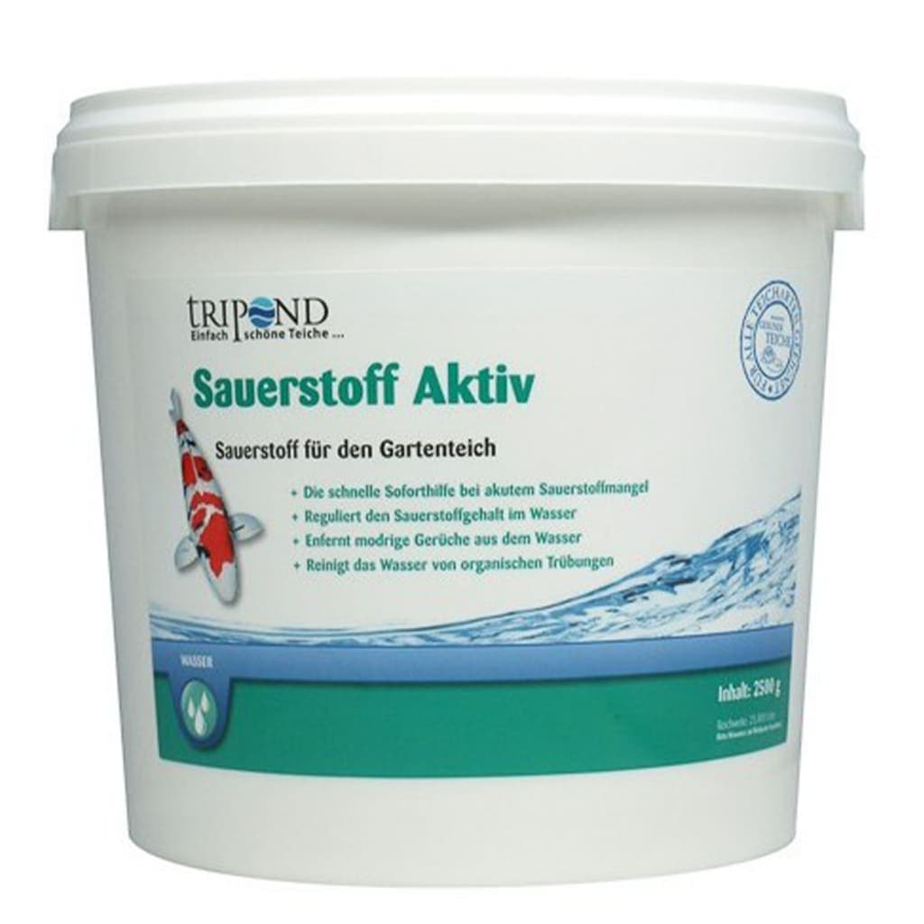 TRIPOND Oxygen Activ 2.5 kg | Tratament pentru Oxigenarea Rapidă a Apei din Iaz în Deficitul Acut de Oxigen