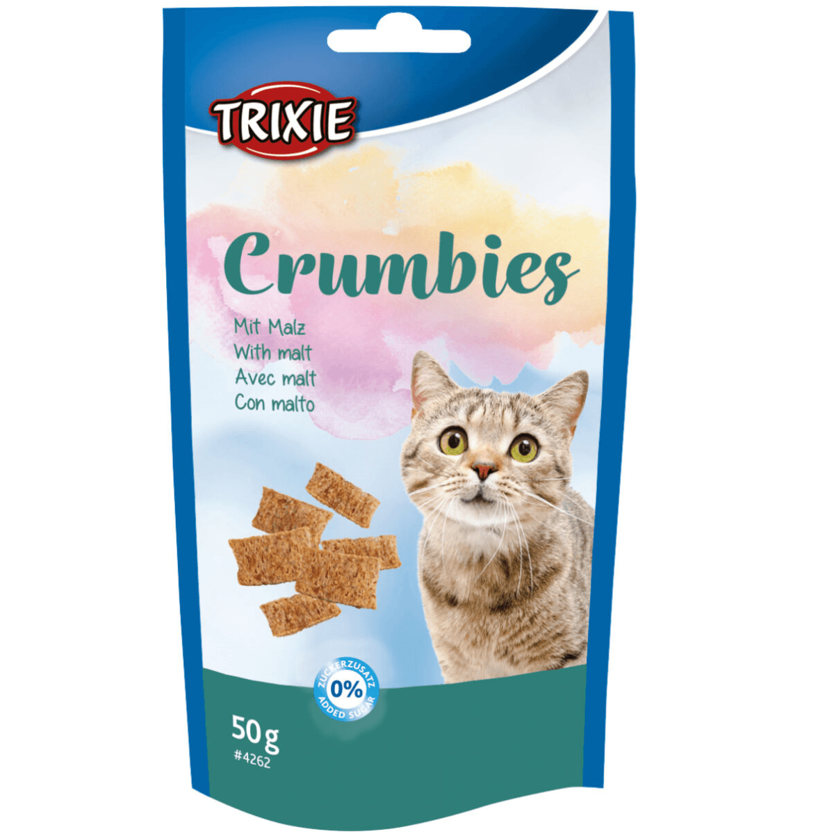 TRIXIE Recompense Pentru Pisici, Dropsuri cu Malt, 50g