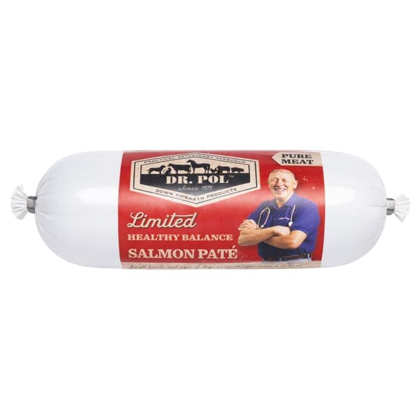 DR. POL Dog Pate cu Vita si Somon 650 g