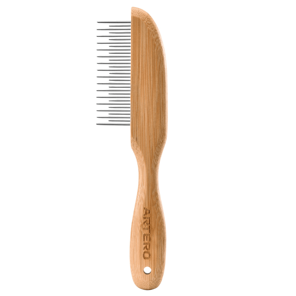 ARTERO NATURE COLLECTION Piaptan Profesional cu Pini Alternanti Rotativi Pentru Caini cu Blana Lunga, Dubla sau Densa, 21cm