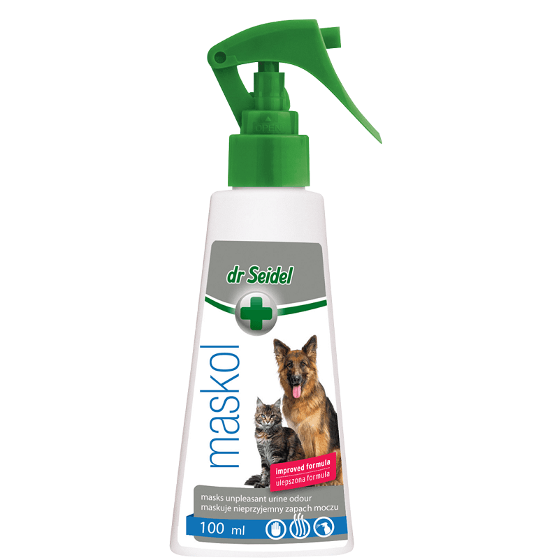 DR. SEIDEL MASKOL ENZYME Spray Pentru Neutralizarea Mirosului de Urina Caini si Pisici, 100ml