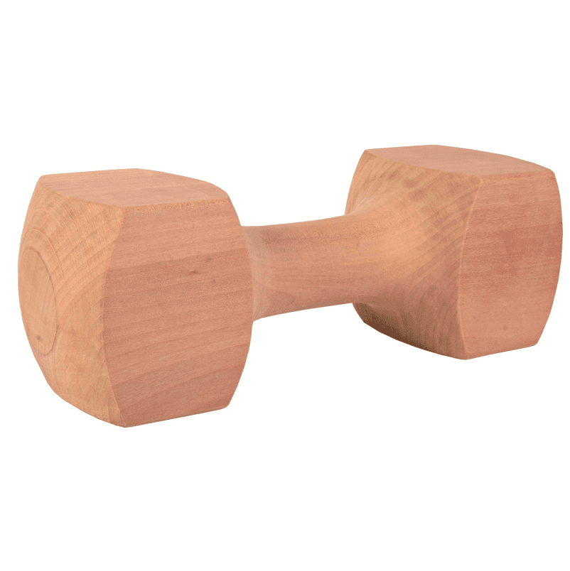 Jucarie Caini Cautare / Aport Gantera Lemn 28cm