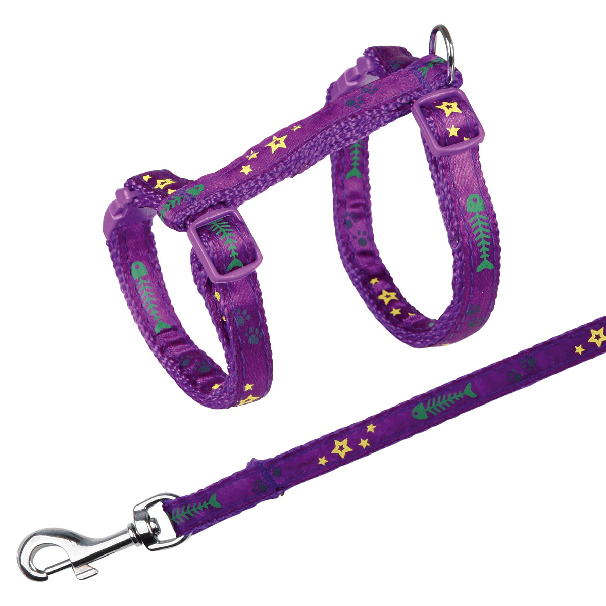TRIXIE Set Ham cu Lesa Pentru Pisici Adulte, Diferite Culori, 22-36cm