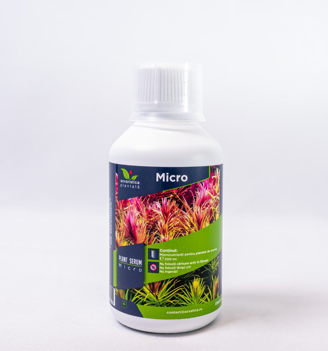 MICRO PLANT SERUM Fertilizant Concentrat Pentru Plantele de Acvariu, 200ml