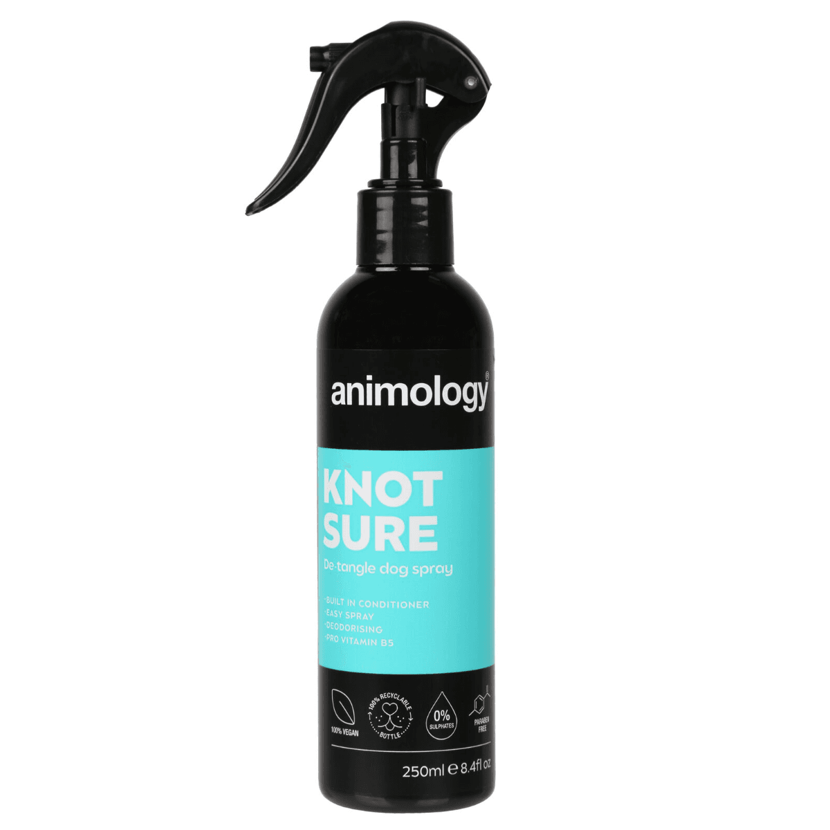 ANIMOLOGY Knot Sure De-Tangle, Spray Balsam Fara Clatire Deodorizant si Pentru Descalcirea Parului Din Blana Cainilor 250ml