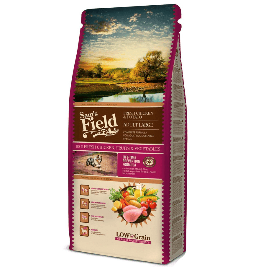 SAM'S FIELD Fresh Chicken & Potato Adult Large 13 kg