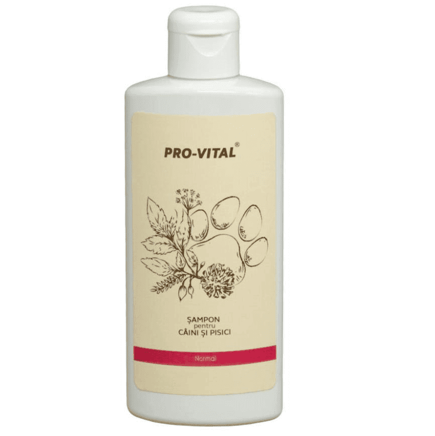 PROMEDIVET Pro Vital Normal Șampon pentru Câini și Pisici, 200 ml - Curățare Delicată și Îngrijire Zilnică a Blănii