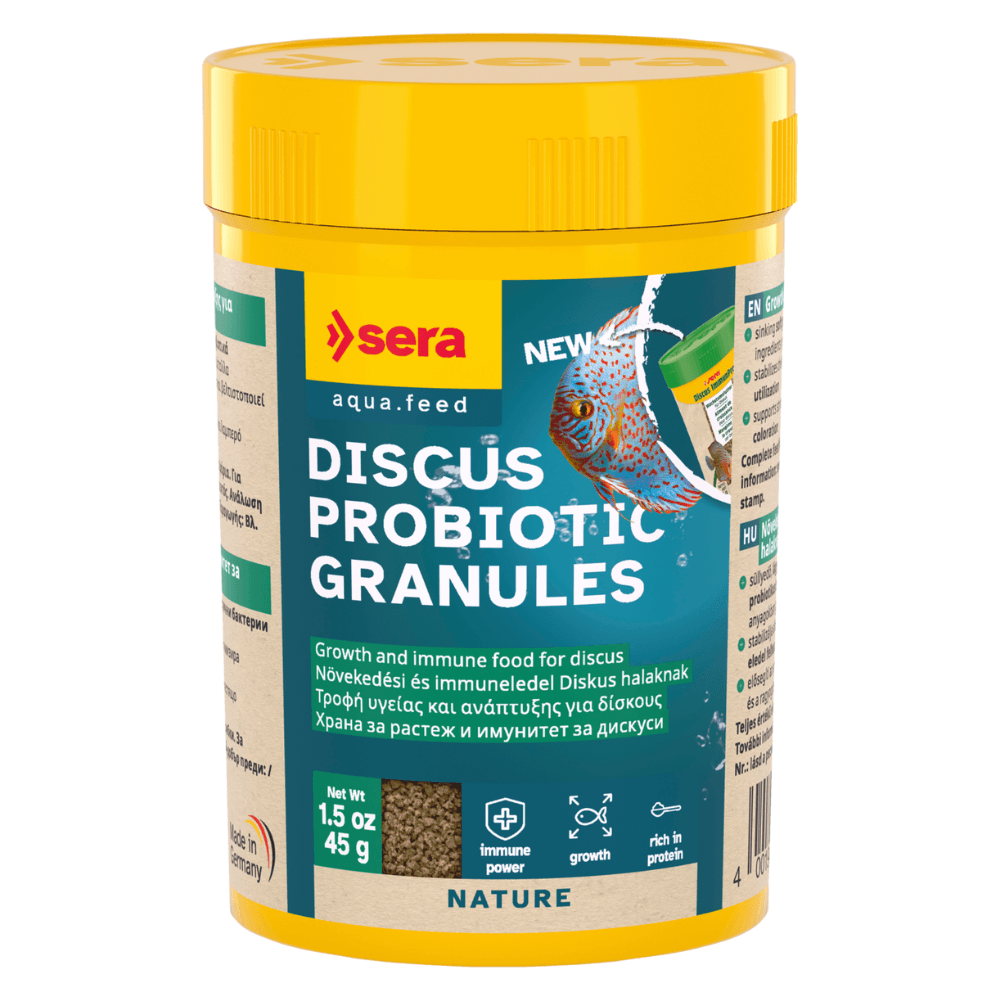 SERA Probiotic Granules, Hrana Granulata Pentru Cresterea Pestilor de Acvariu, 100ml