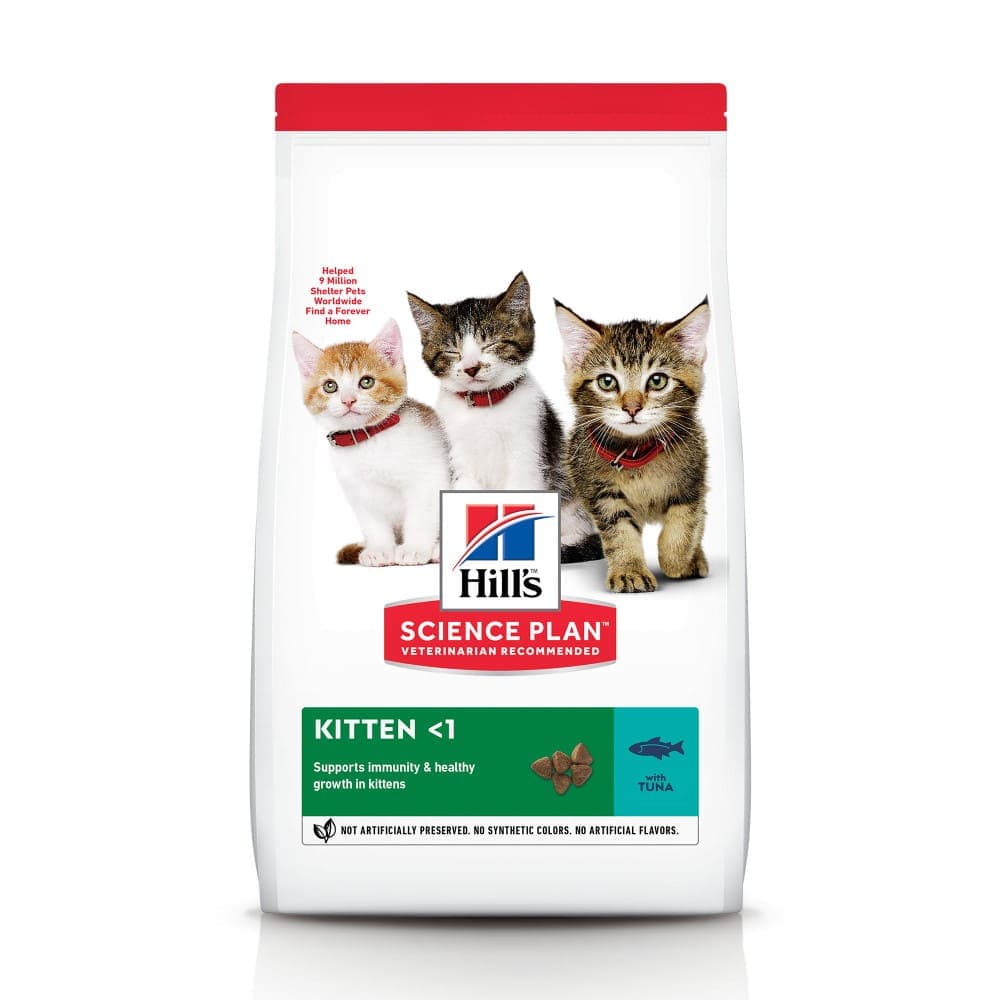 HILL'S Science Plan Kitten cu Ton, 7 kg – Hrană Uscată pentru Pisoi, Suport pentru Imunitate, Creier și Blană Sănătoasă