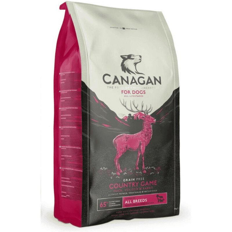 CANAGAN Dog All Life Stages Country Game 12 kg | cu Vanat | Hrana Uscata fara Cereale pentru Caini