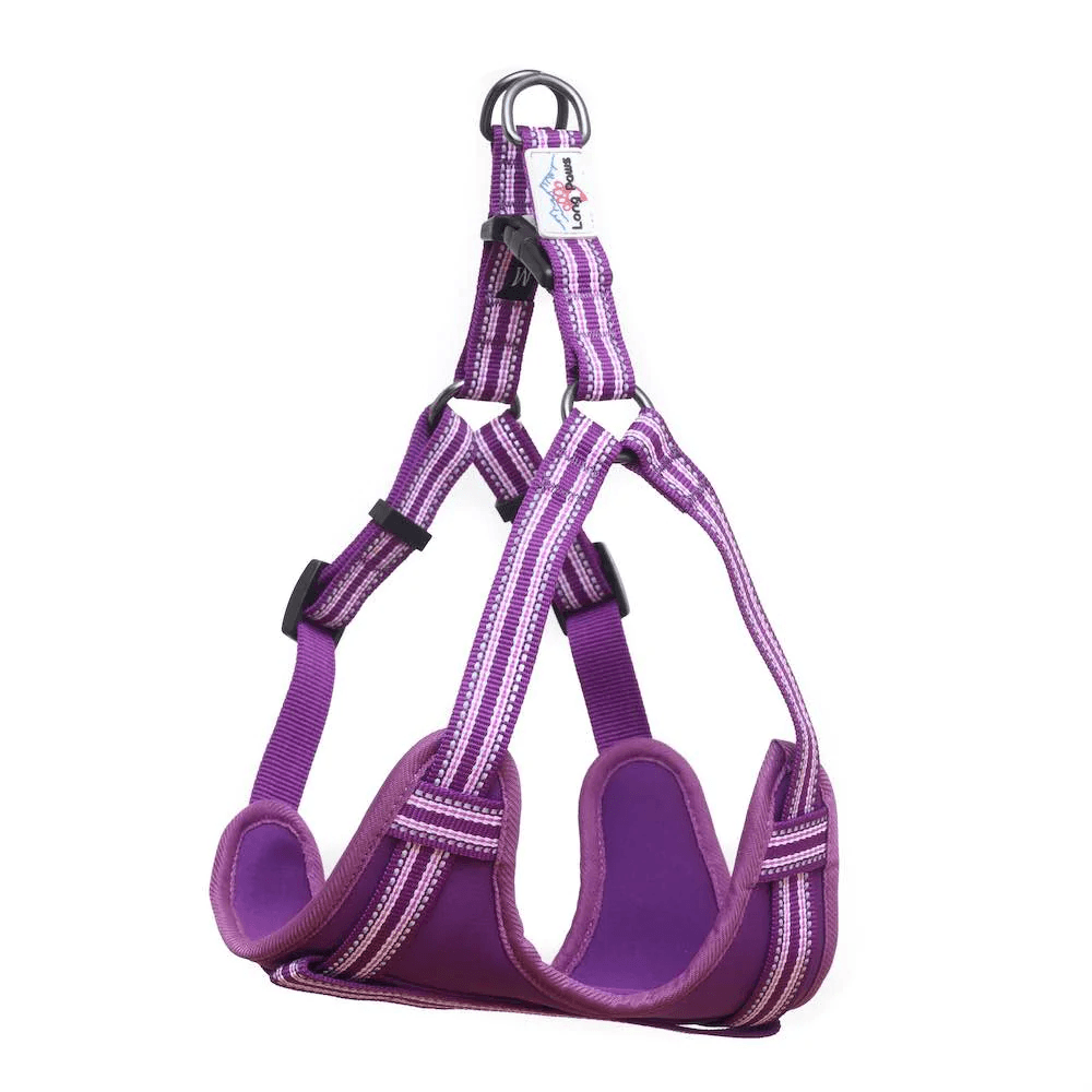 LONG PAWS Comfort, Ham Pentru Caini, Reglabil, Mov, Marime XS 31-37cm