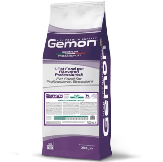 GEMON Breeders Adult Light , cu Pui – Hrană Uscată Profesionala pentru Câini Supraponderali, 20 kg