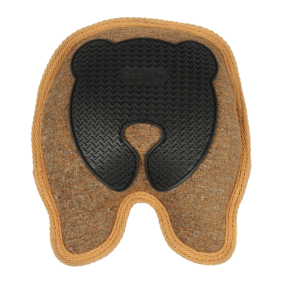 BOBO Jucarie Interactiva Pentru Caini, Textila cu Sunet, Maro, 18x19x5cm