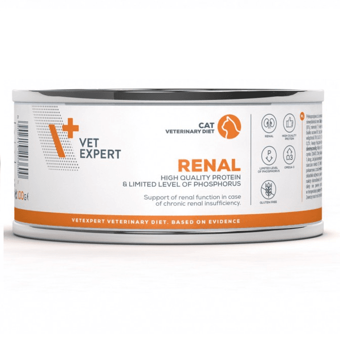Dieta Umeda Pisici Afectiuni Renale 4T VETERINARY 100g