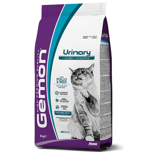 GEMON Cat Adult Urinary cu Pui și Orez