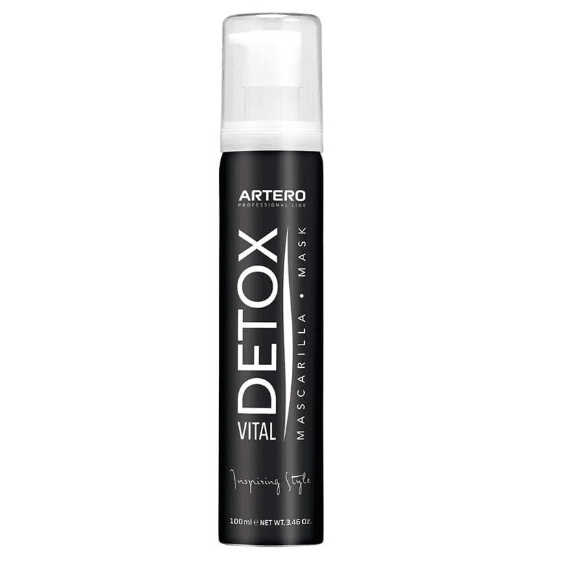 ARTERO DETOX, cu Carbune Activ, Masca Profesionala Hidratanta, Antipoluare, cu Efect Degresant, Blana Caine sau Pisica, 100ml