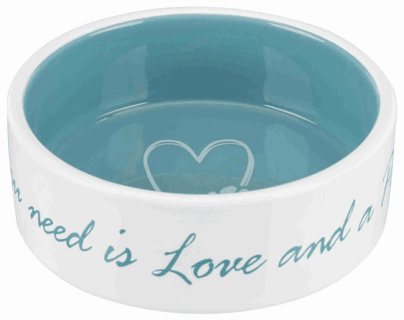 Castron Ceramic Pentru Caini PET'S HOME Blue, 1.4L