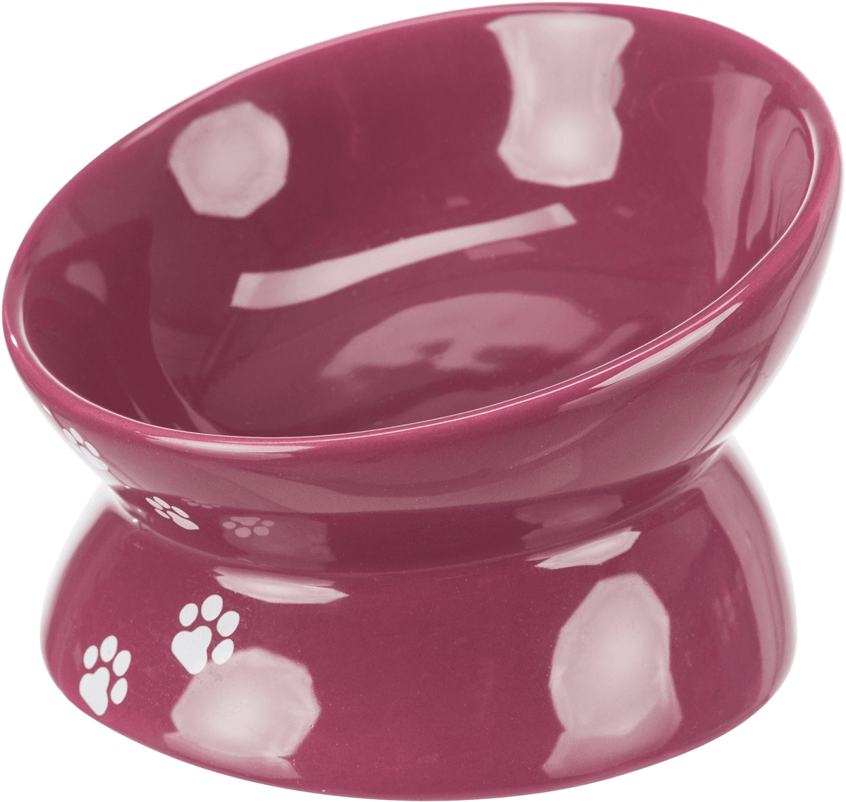 Castron Ceramic Visiniu Pentru Pisici 150ml