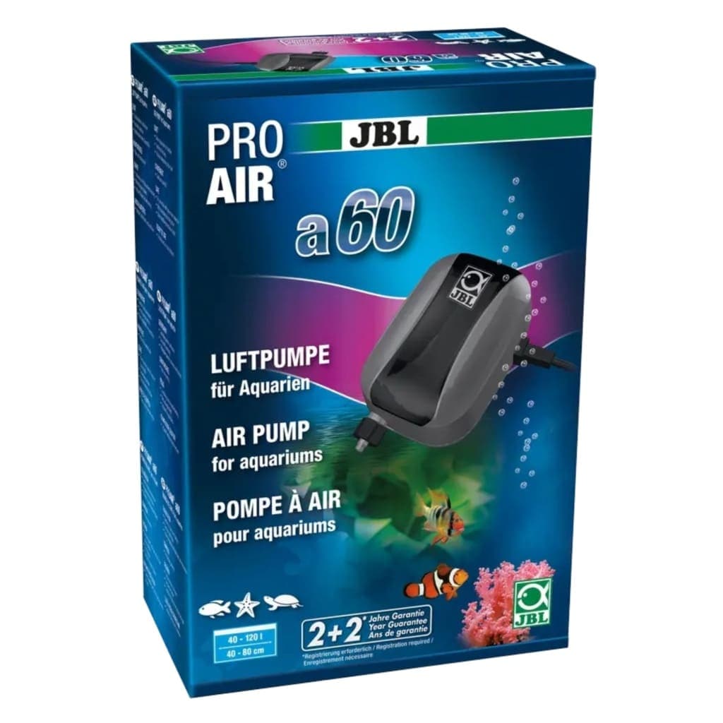 JBL ProAir a60 | Pompă de Aer Silențioasă pentru Acvarii 40-120 L