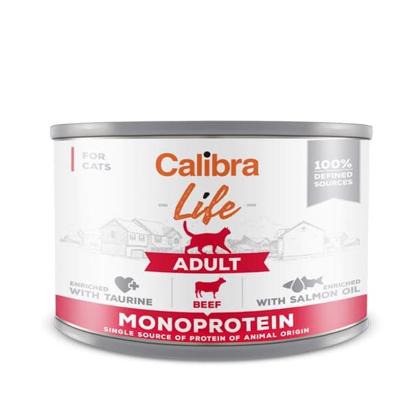 CALIBRA Cat Life Adult cu Vită 200 g