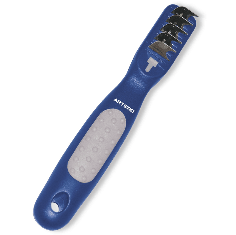 ARTERO Mat Breaker Descalcitor Profesional, 5 Lame Speciale, (indeparteaza usor nodurile fara a afecta blana din jur)