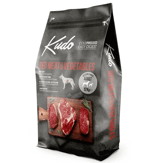 KUDO Adult Medium-Maxi Carne Rosie si Legume 12 kg