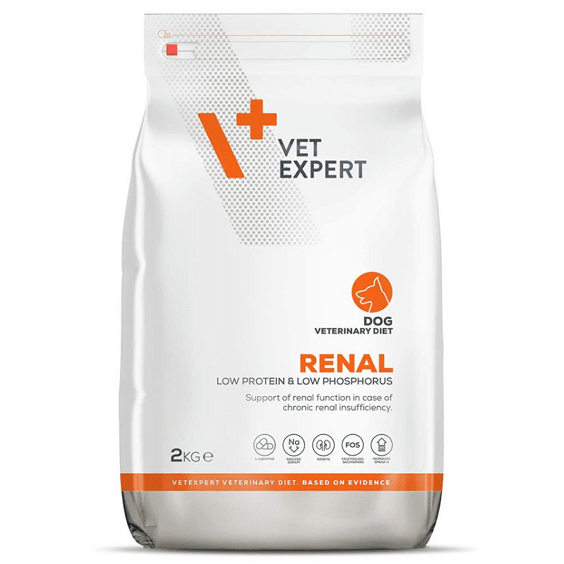 VETEXPERT 4T VETERINARY DIET Renal, Hrana Uscata Caine cu Insuficienta Renala Cronica, 2kg
