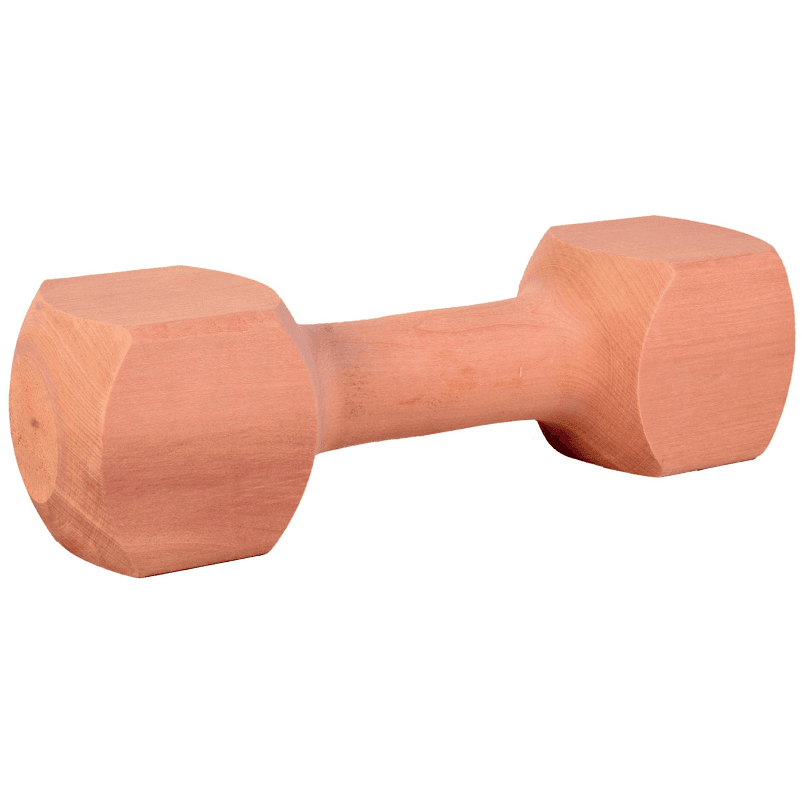Jucarie Caini Cautare / Aport Gantera Lemn 23cm
