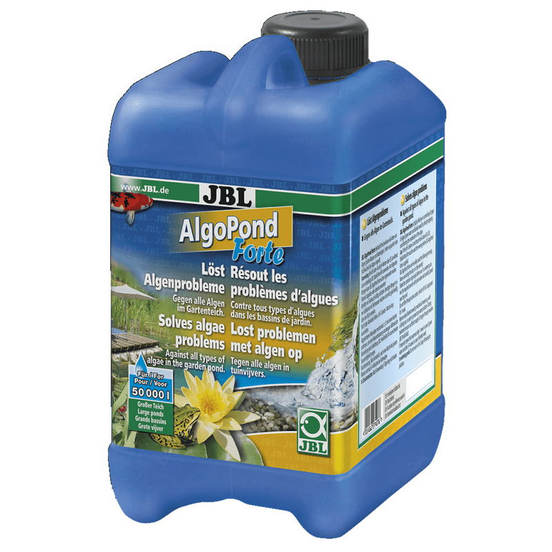JBL AlgoPond Forte 2.5 L | Algicid pentru Tratarea Apei din Iaz împotriva Tuturor Tipurilor de Alge