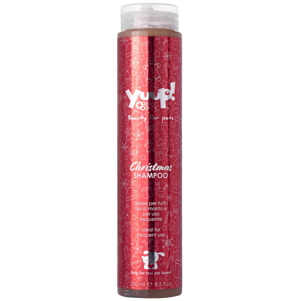 YUUP! Home Christmas , Sampon Curatare Profunda Pentru Caini si Pisici, Ideal Pentru Utilizare Frecventa Orice Tip de Blana, 250ml