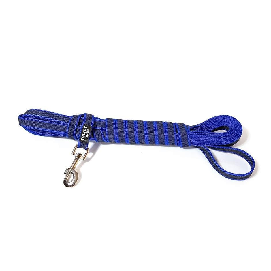 JULIUS K9 Lesa Antiderapanta cu Maner, Albastra, 10m / 20mm, Caine Maxim 50kg