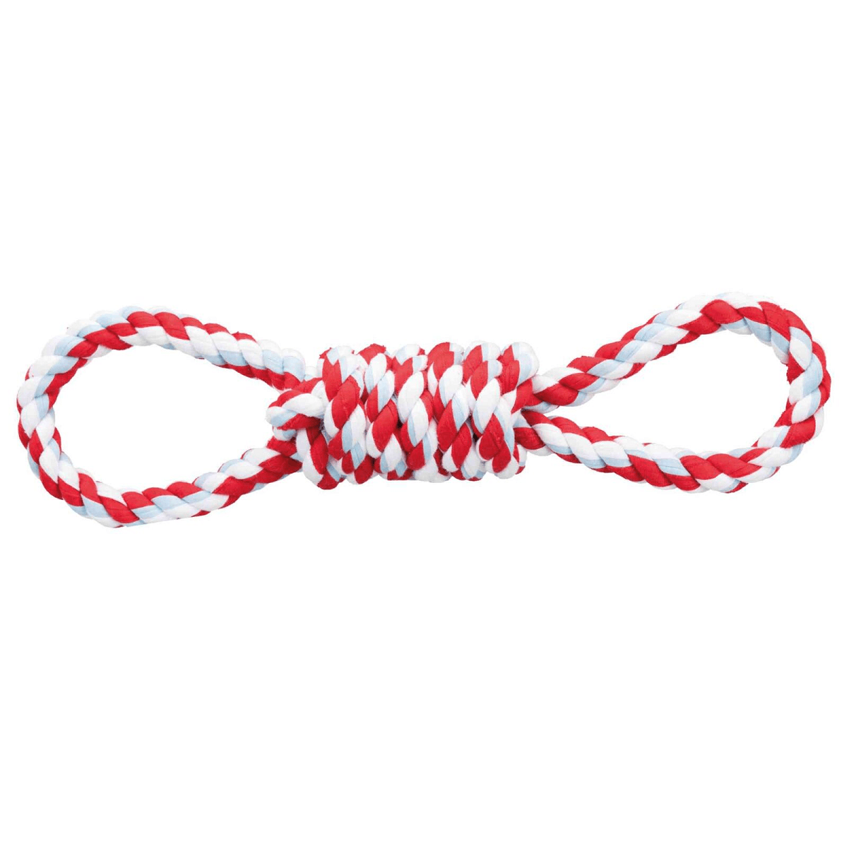 Jucarie Caini, Franghie Impletita cu 2 Manere, 38cm