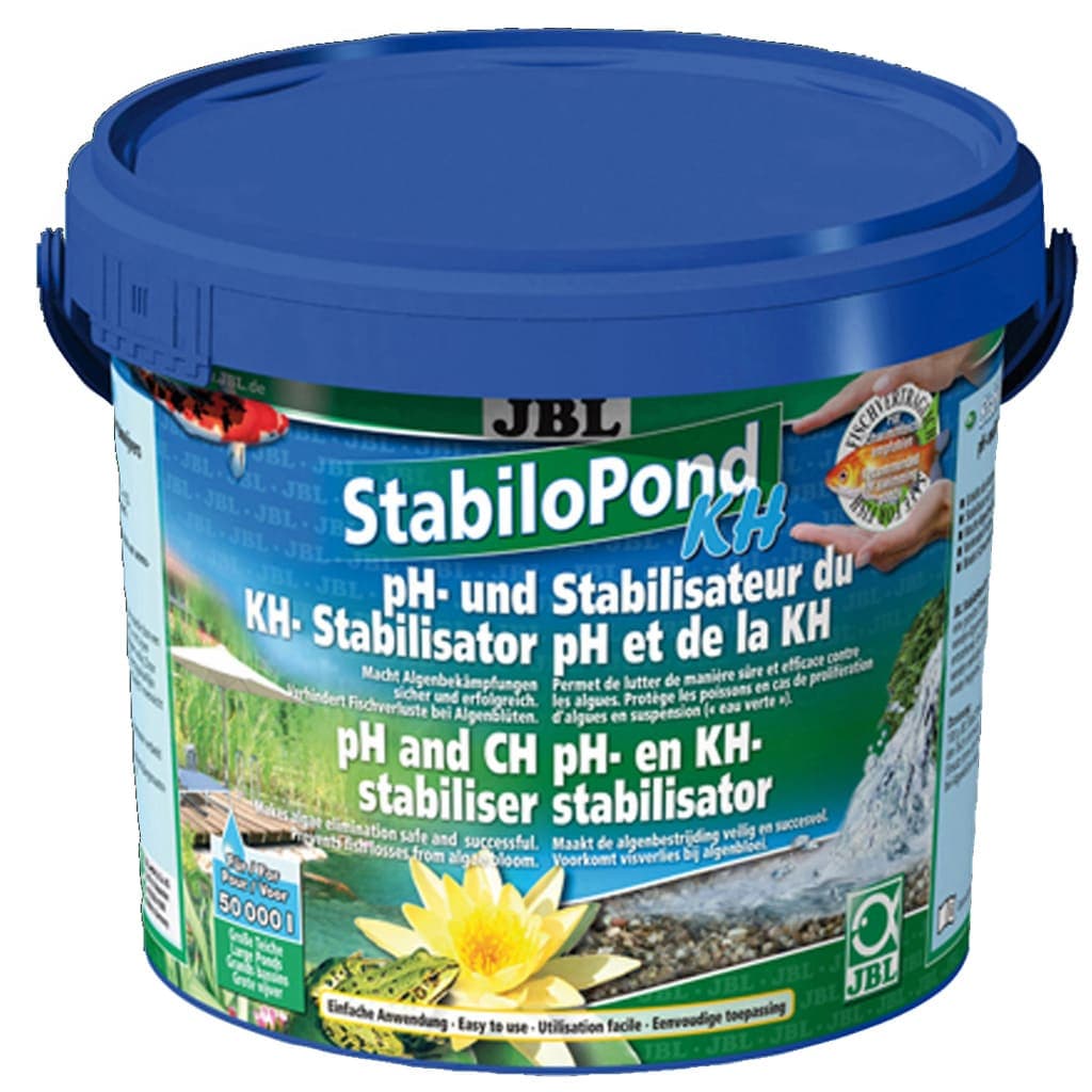 JBL StabiloPond KH 5 kg | Stabilizator al Valorilor Durității Carbonatice KH și pH-ului în Apa din Iaz