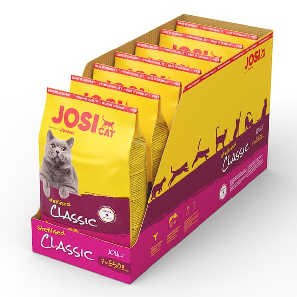 JOSICAT Sterilised Classic Set 7x650 g