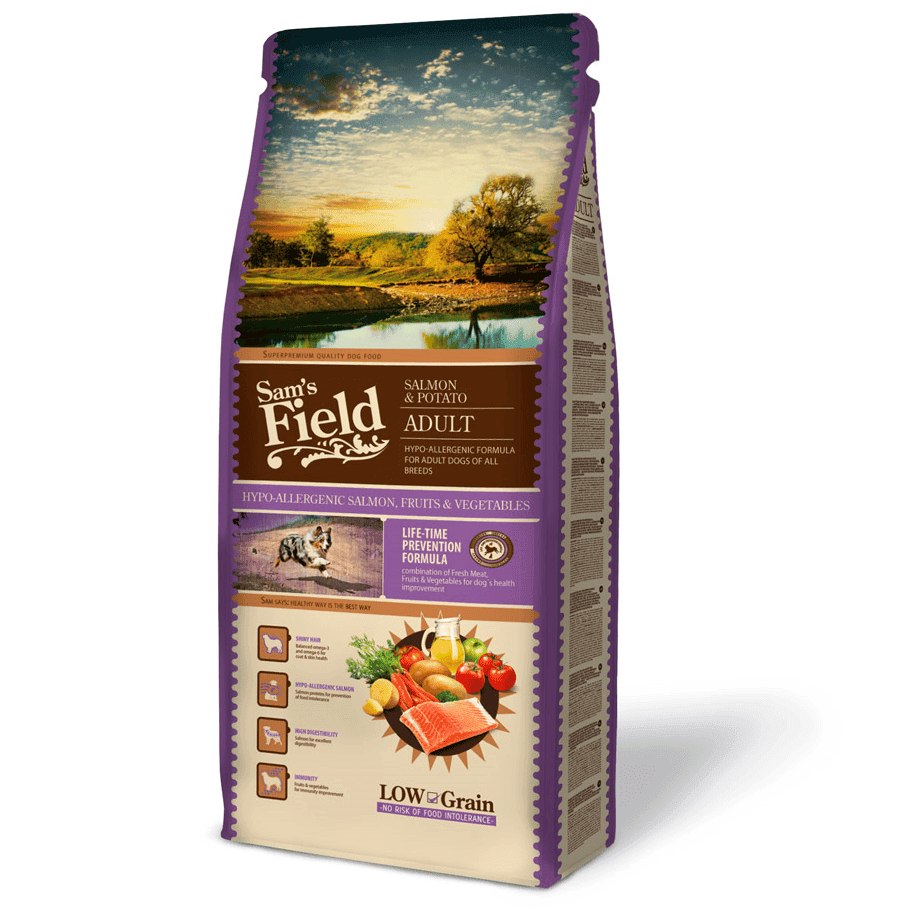 SAM'S FIELD Adult Salmon & Potato 13 kg