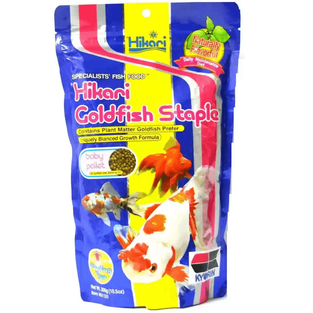 HIKARI Goldfish Staple Baby, Hrana Granule Plutitoare Pentru Puiet de Carasi si Crapi Koi, 300g